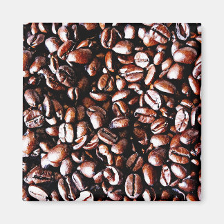 Imán Patrón de judías de café - Roast oscuro