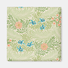 Imán Patrón de larkspur (por William Morris)