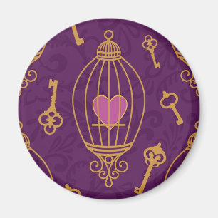 Imán Patrón de las teclas del corazón