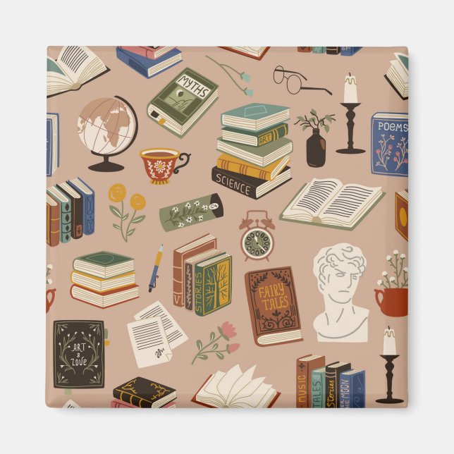 Imán Patrón de libro (Frente)