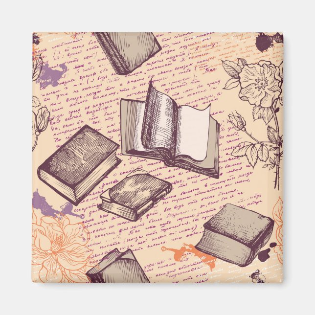 Imán Patrón de libro (Frente)