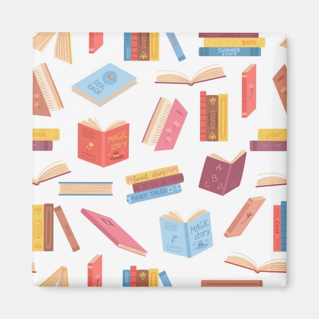 Imán Patrón de libro (Frente)
