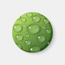 Imán Patrón de lluvia verde