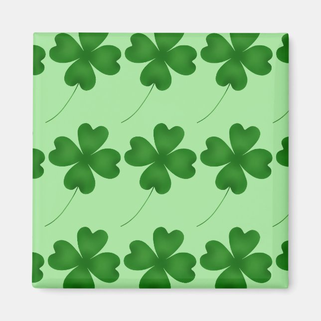 Imán Patrón de los Clovers afortunados (Frente)