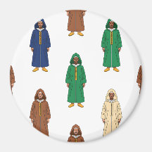 Patrón de los Hombres de Djellaba con capucha marr