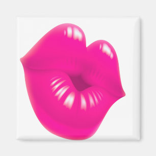 Imán Patrón de los labios de besos