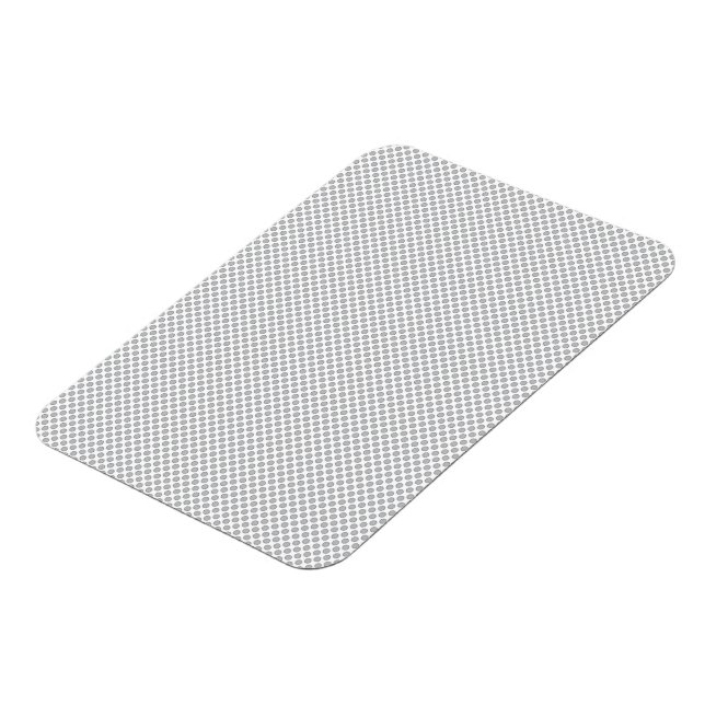 Imán Patrón de lunares grises minimalistas (Lado Izquierdo)