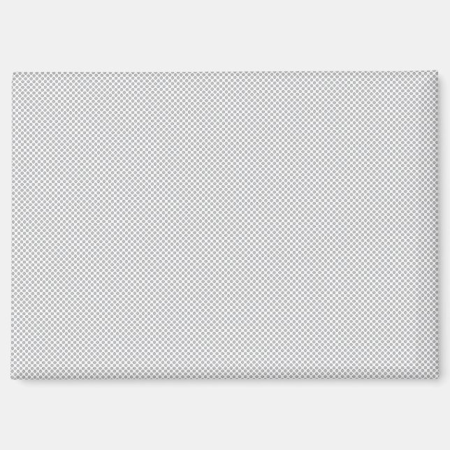 Imán Patrón de lunares grises minimalistas (Anverso)