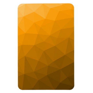Imán Patrón de malla geométrica de gradiente naranja