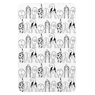 Imán Patrón de manchas de perro