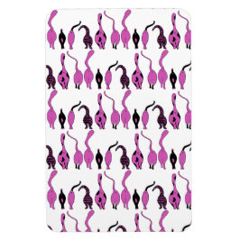 Imán Patrón de manchas púrpuras de gato