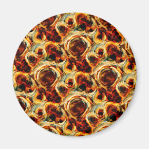 Imán Patrón de manchas sin costura marrón suave lanzar 