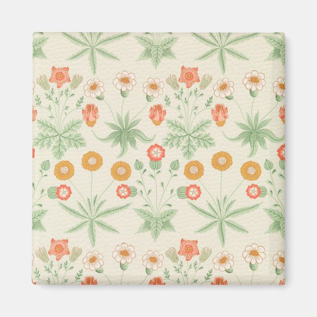 Imán Patrón de margarita (por William Morris) (Frente)