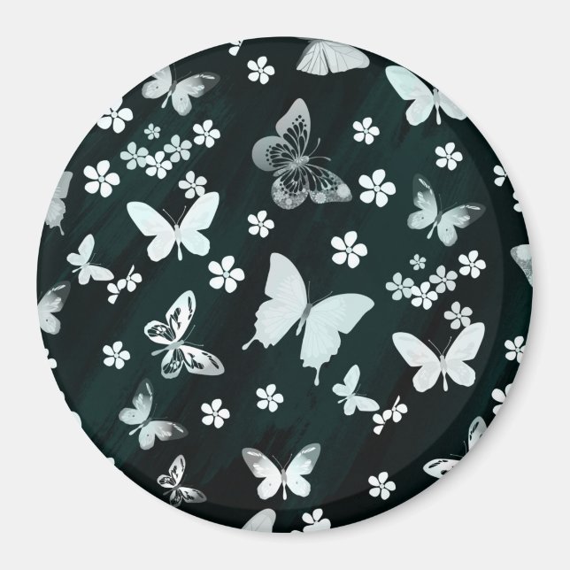Imán Patrón de mariposa 14 (Frente)