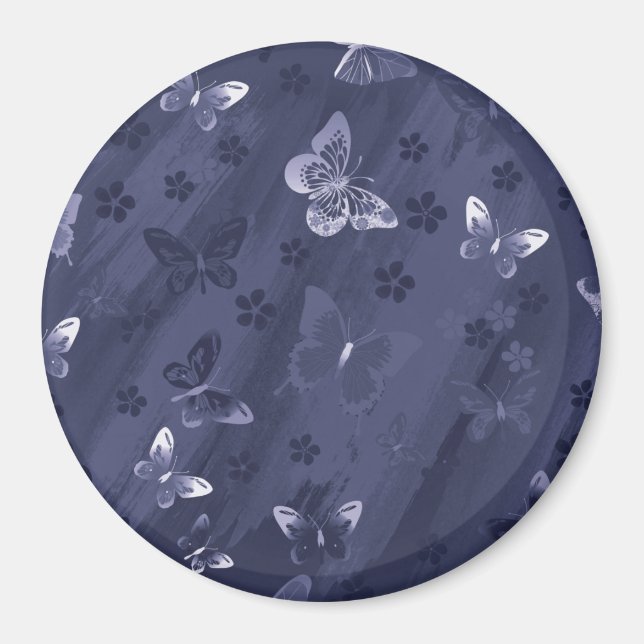 Imán Patrón de mariposa 17 (Frente)