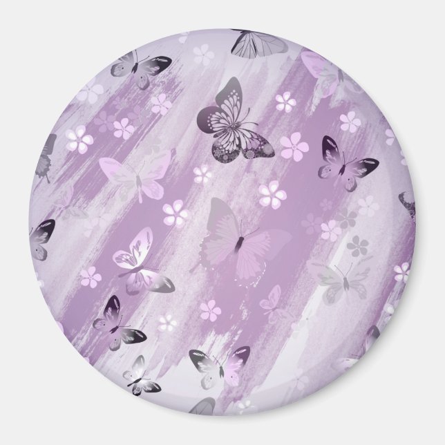 Imán Patrón de mariposa 8 (Frente)