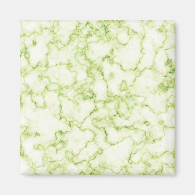 Imán Patrón de mármol verde (Frente)