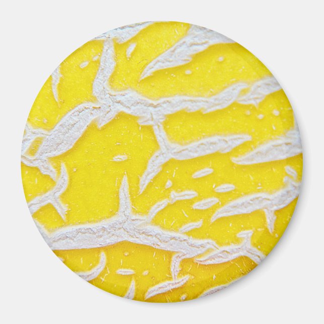 Imán Patrón de melón amarillo (Frente)
