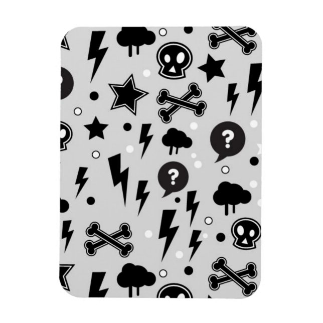 Imán Patrón de moda (Vertical)