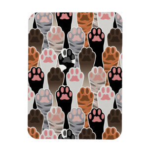 Imán Patrón de muchas paradas de gato