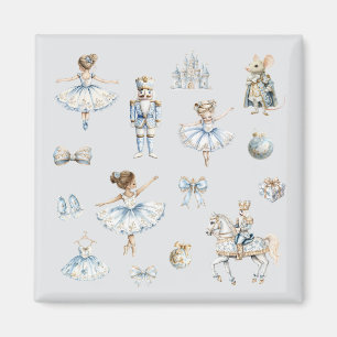 Imán Patrón de Navidades de ballet de cazabotas