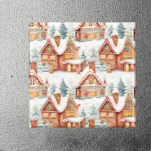 Patrón de Navidades de vacaciones de pan de jengib