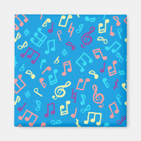 Patrón de notas musicales