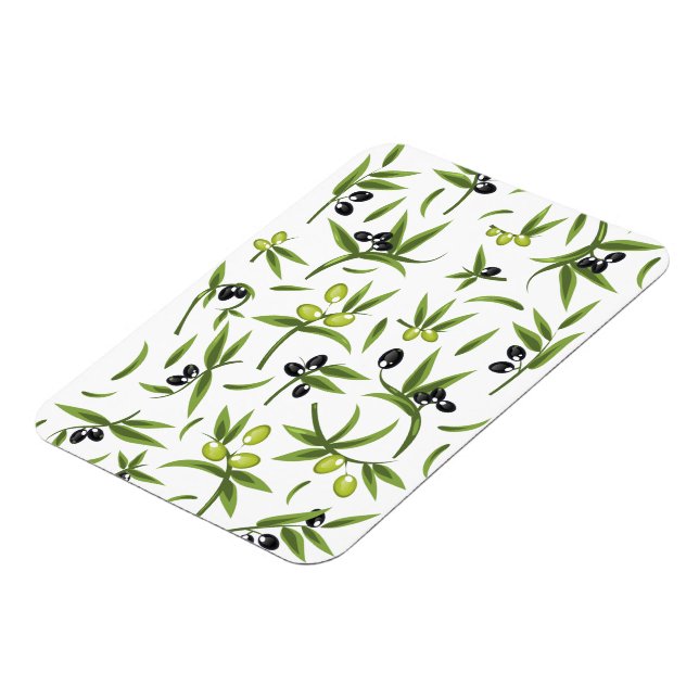 Imán Patrón de oliva de vintage (Lado Izquierdo)