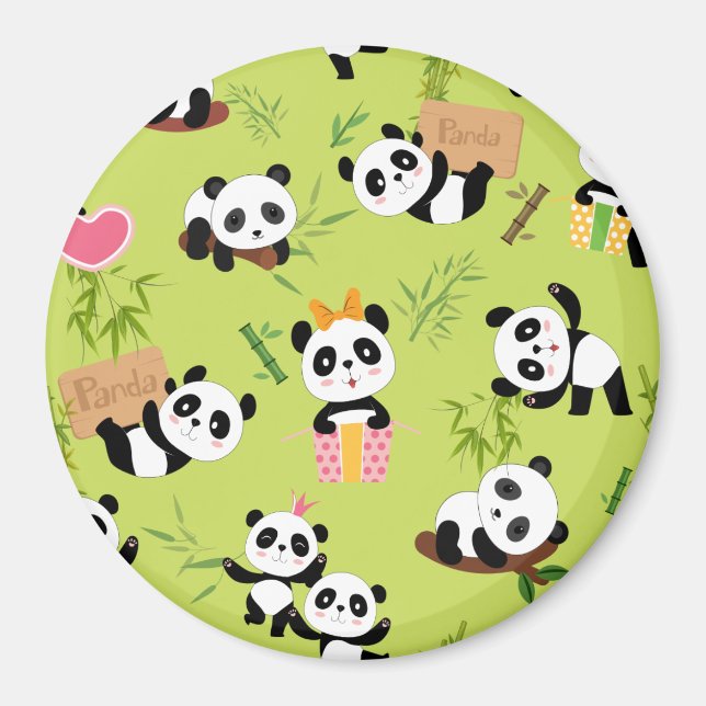 Imán Patrón de Panda 3 (Frente)