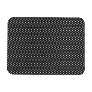 Imán Patrón de pantalla triangular plateado