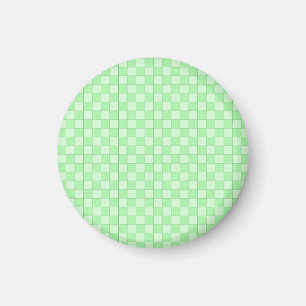 Imán Patrón de patchwork verde