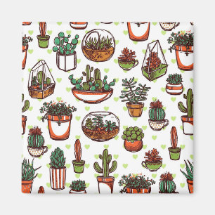 Imán Patrón de planta