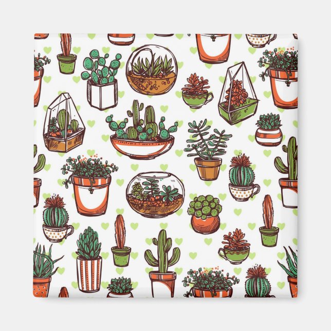 Imán Patrón de planta (Frente)