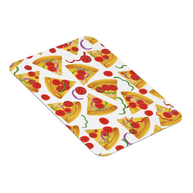 Imán Patrón de porción de pizza (Lado Derecho)