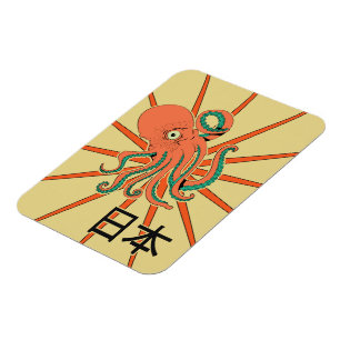 Imán Patrón de pulpo japonés