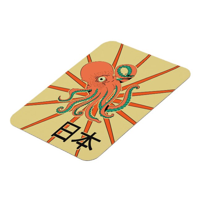 Imán Patrón de pulpo japonés (Lado Izquierdo)