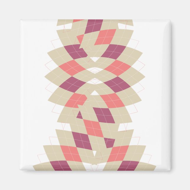 Imán Patrón de remolque de diamantes (Frente)