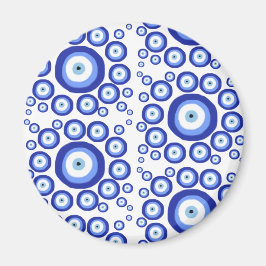 Imán Patrón de símbolo de la buena suerte de los ojos g