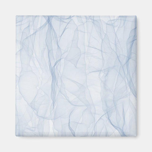 Imán Patrón de sombra azul (Frente)