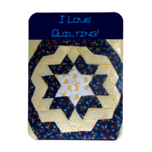 Imán - Patrón de Star Quilt