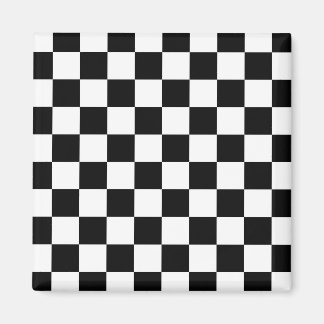 Imán Patrón de tablero de mandos de contraste negro/bla