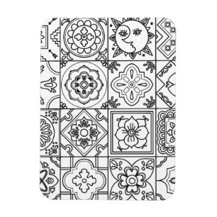 Imán Patrón de Talavera inspirado