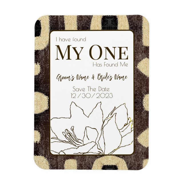 Imán Patrón de tela kuba tribal africano salva la fecha (Vertical)