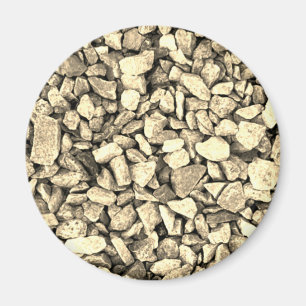 Imán Patrón de textura de rocas de grava