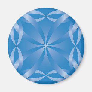 Imán patrón de topacio azul