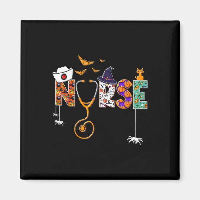 Imán Patrón de trabajador de salud de la Enfermería de  (Frente)