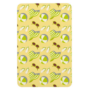 Imán Patrón de vacaciones en la playa con gafas de sol 