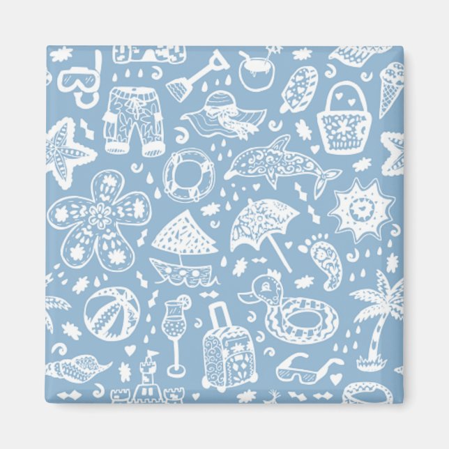 Imán Patrón de verano (Frente)