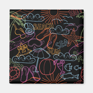 Imán Patrón de verano