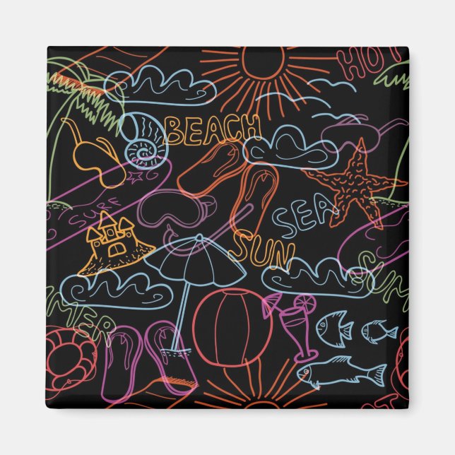 Imán Patrón de verano (Frente)